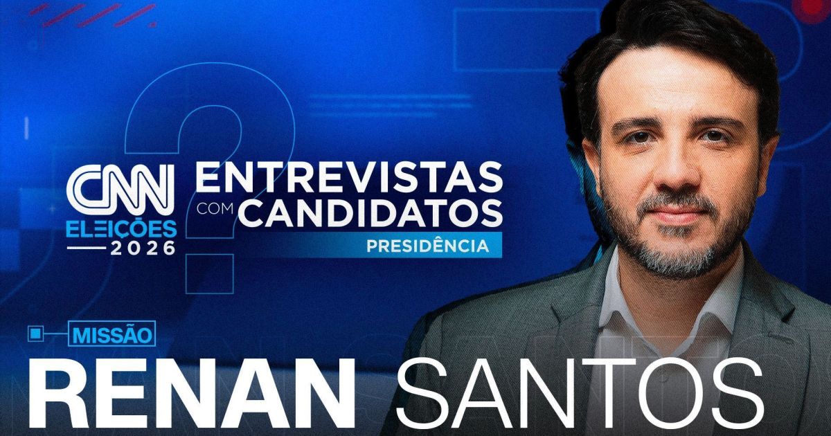 Presidenciáveis: Renan Santos é o entrevistado de hoje na CNN Brasil