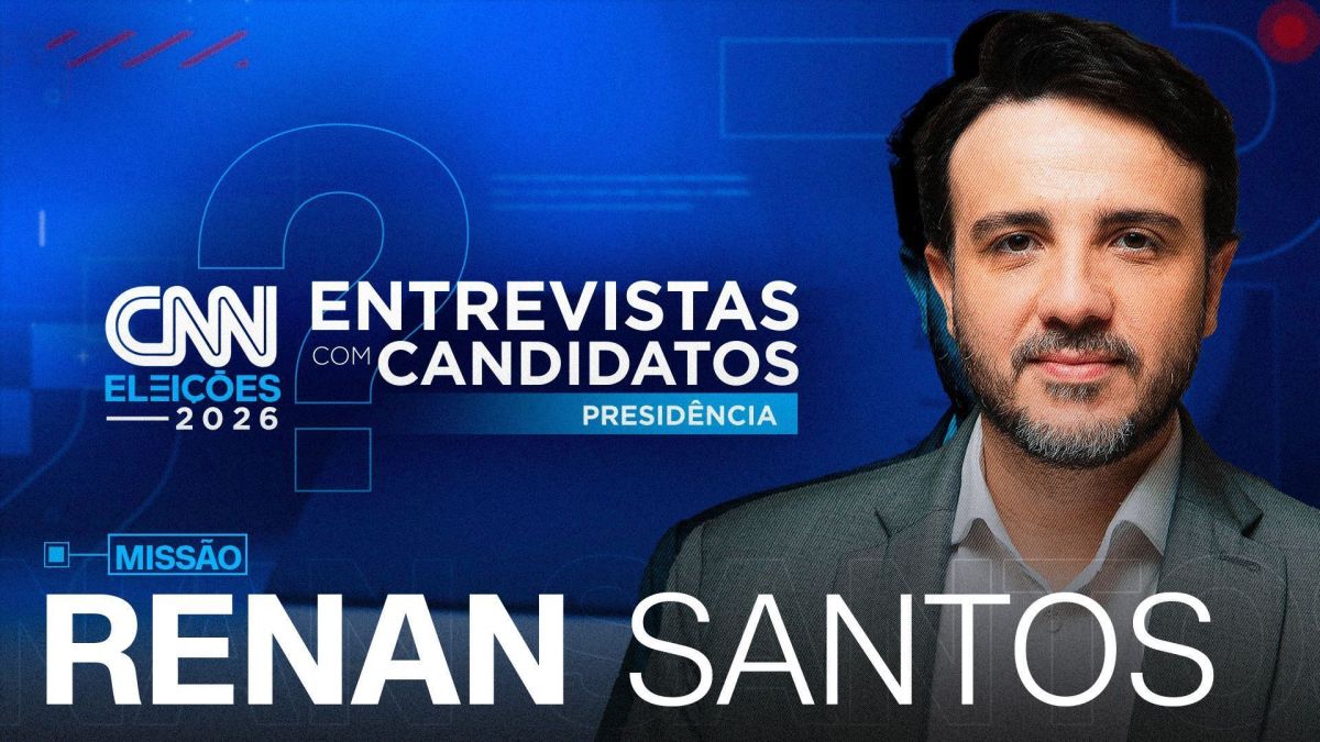 Presidenciáveis: Renan Santos é o entrevistado de hoje na CNN Brasil