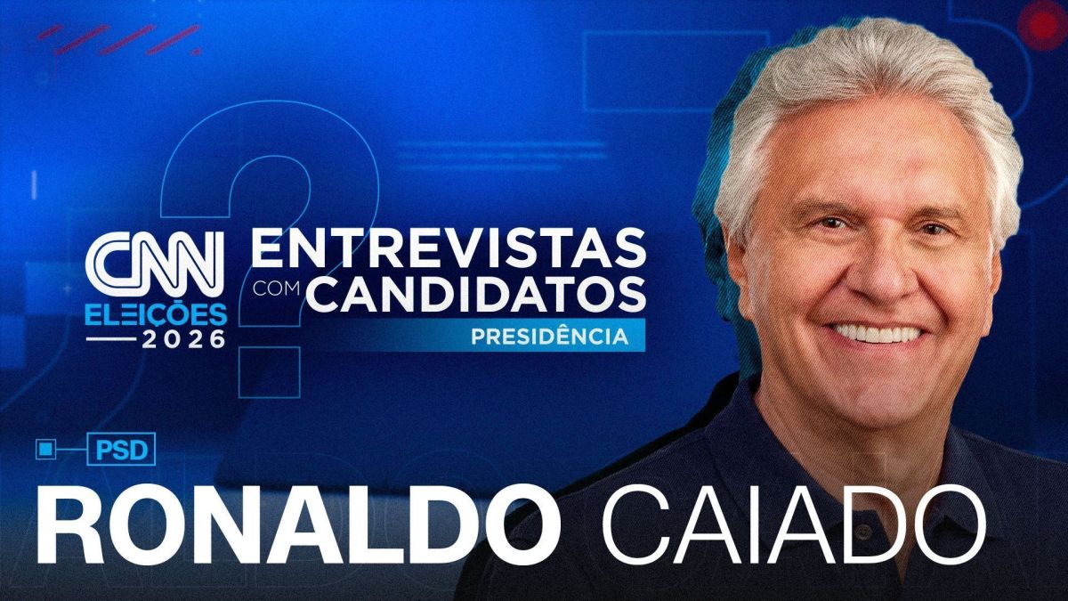Caiado abre hoje série de entrevistas da CNN Brasil com presidenciáveis