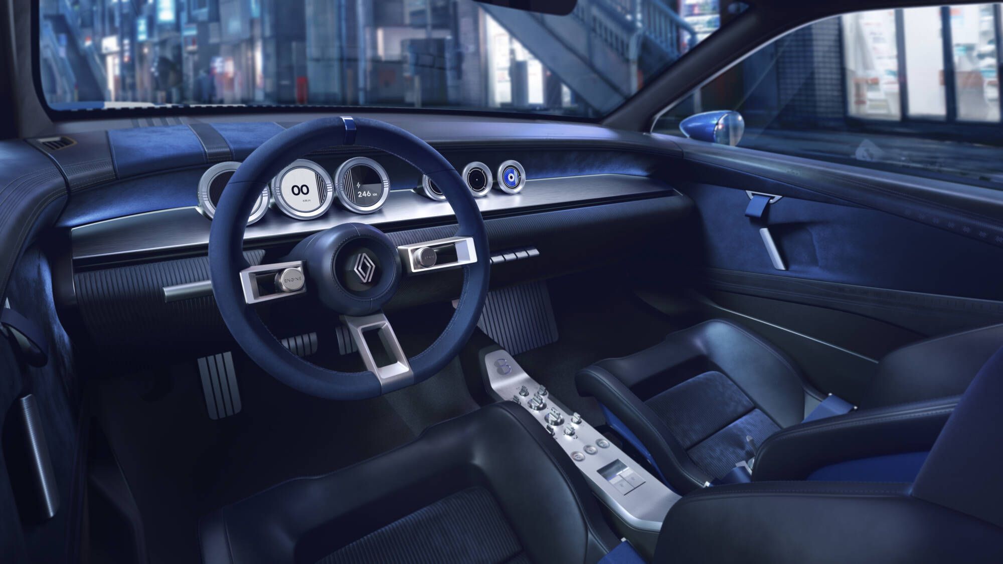Renault Gordini Concept: carro resgata linhas clássicas da marca • Divulgação