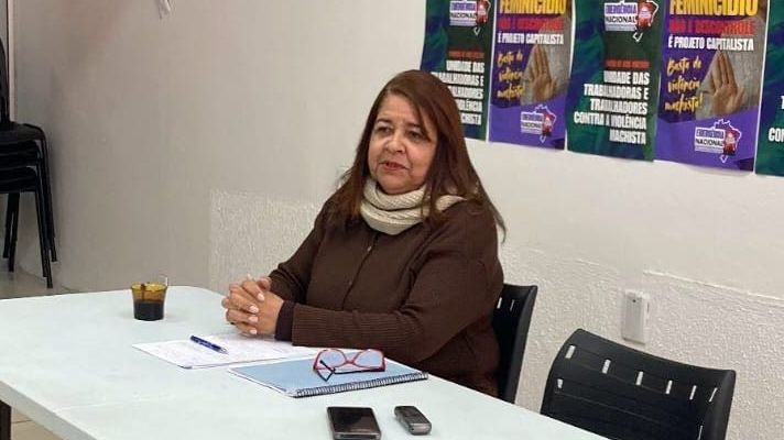 Rejane Oliveira (PSTU), candidata ao governo do Rio Grande do Sul