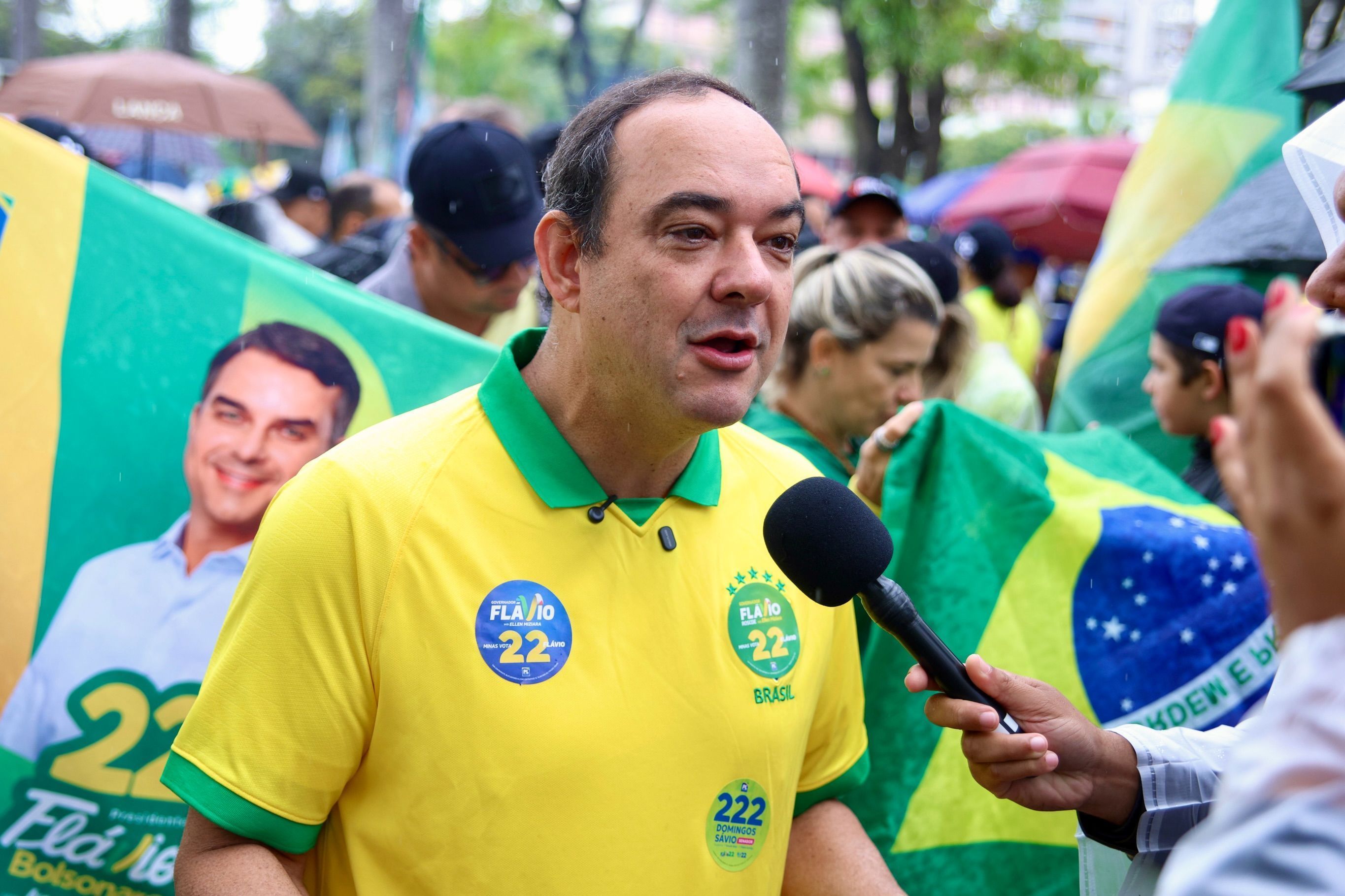 O candidato do PL ao governo de Minas Gerais, Flávio Roscoe