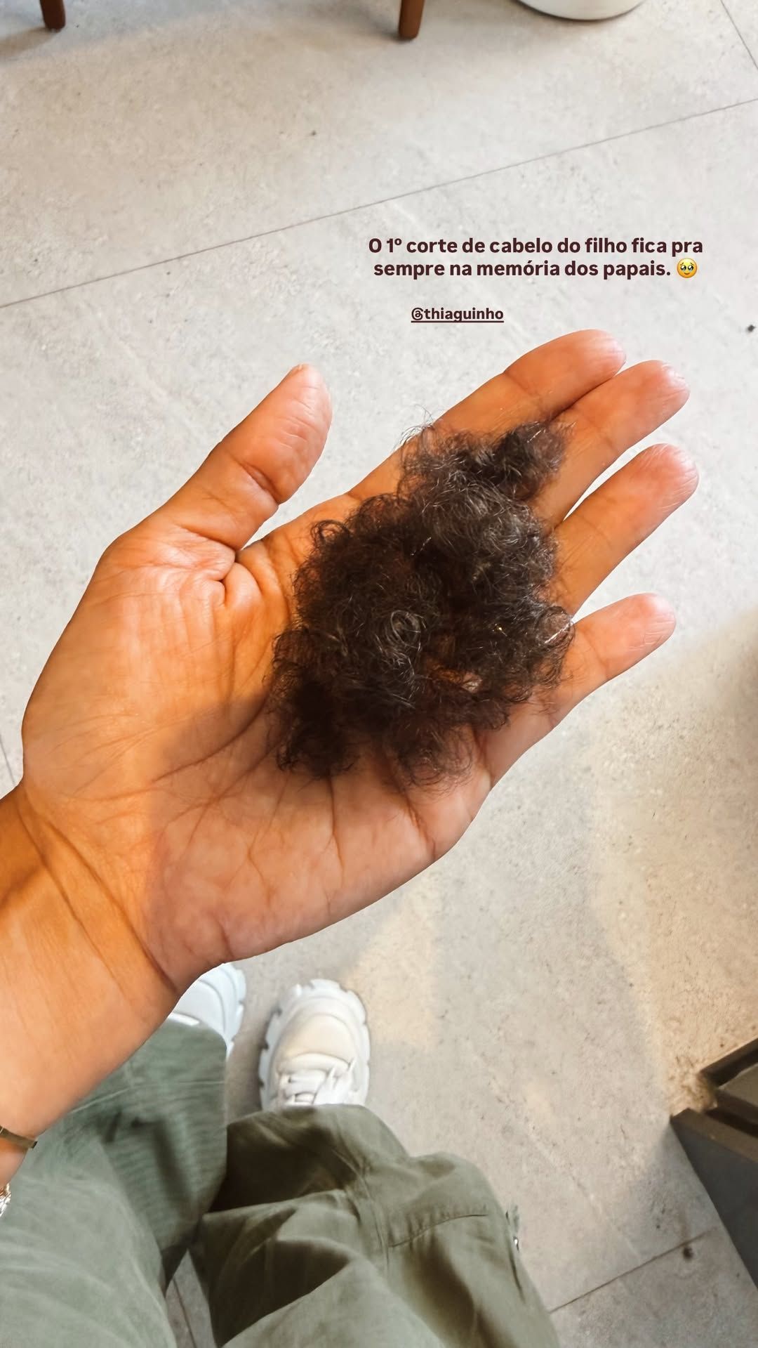 Carol Peixinho mostrou primeiro corte de cabelo de Bento • Instagram/Carol Peixinho