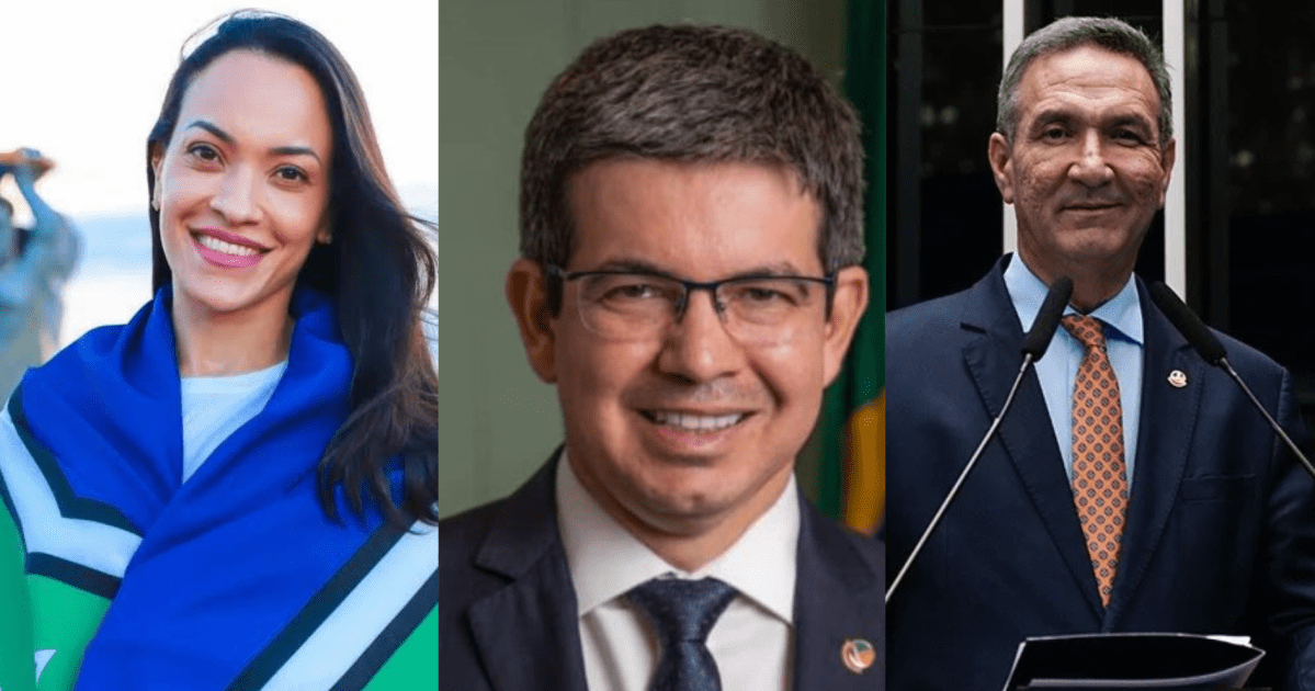 Gráfico mostrando a pesquisa de intenção de voto ao Senado pelo Amapá