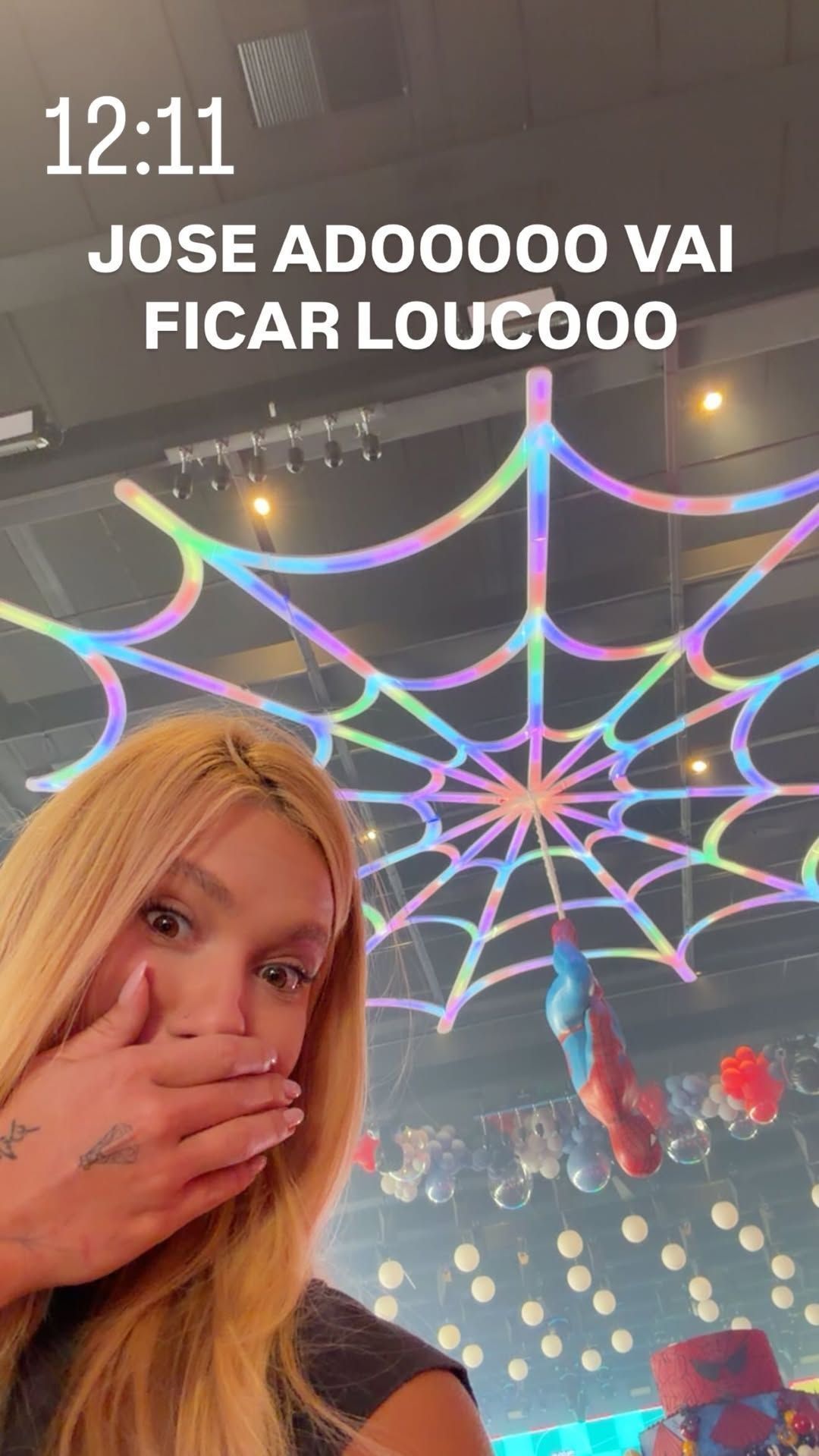 Virginia mostrando preparativos para festa de aniversário de José Leonardo • Instagram/Virginia Fonseca