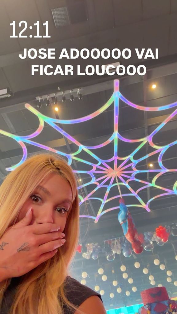 Virginia mostrando preparativos para festa de aniversário de José Leonardo • Instagram/Virginia Fonseca