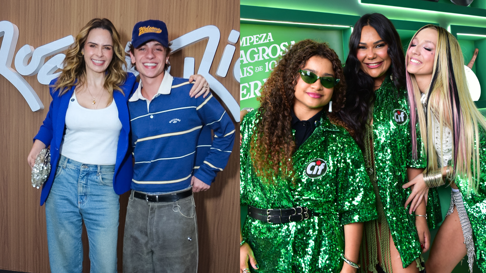 Ex-participantes do BBB 26 vão em grupos divididos ao Rock in Rio • Fabrício Pioyani e Natalia Rampinelli / Agnews
