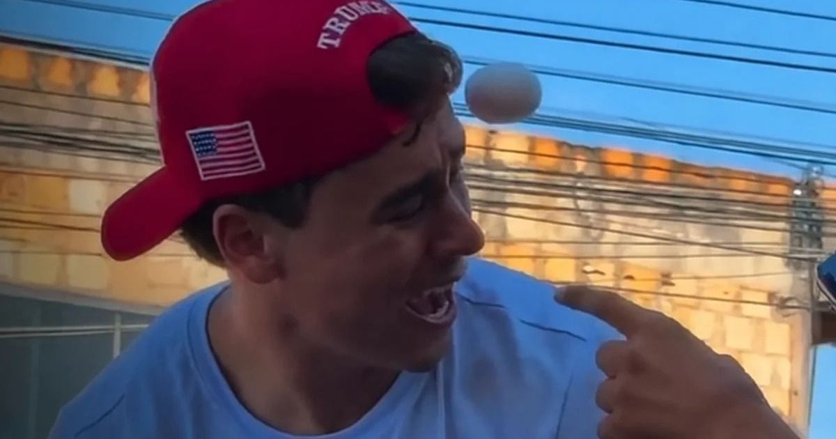 Photo: cnnbrasil.com.br Nikolas Flees 'Eggs' Thrown During Campaign in Lagoa Santa