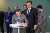 Rodrigo Pacheco toma posse como novo ministro do TCU