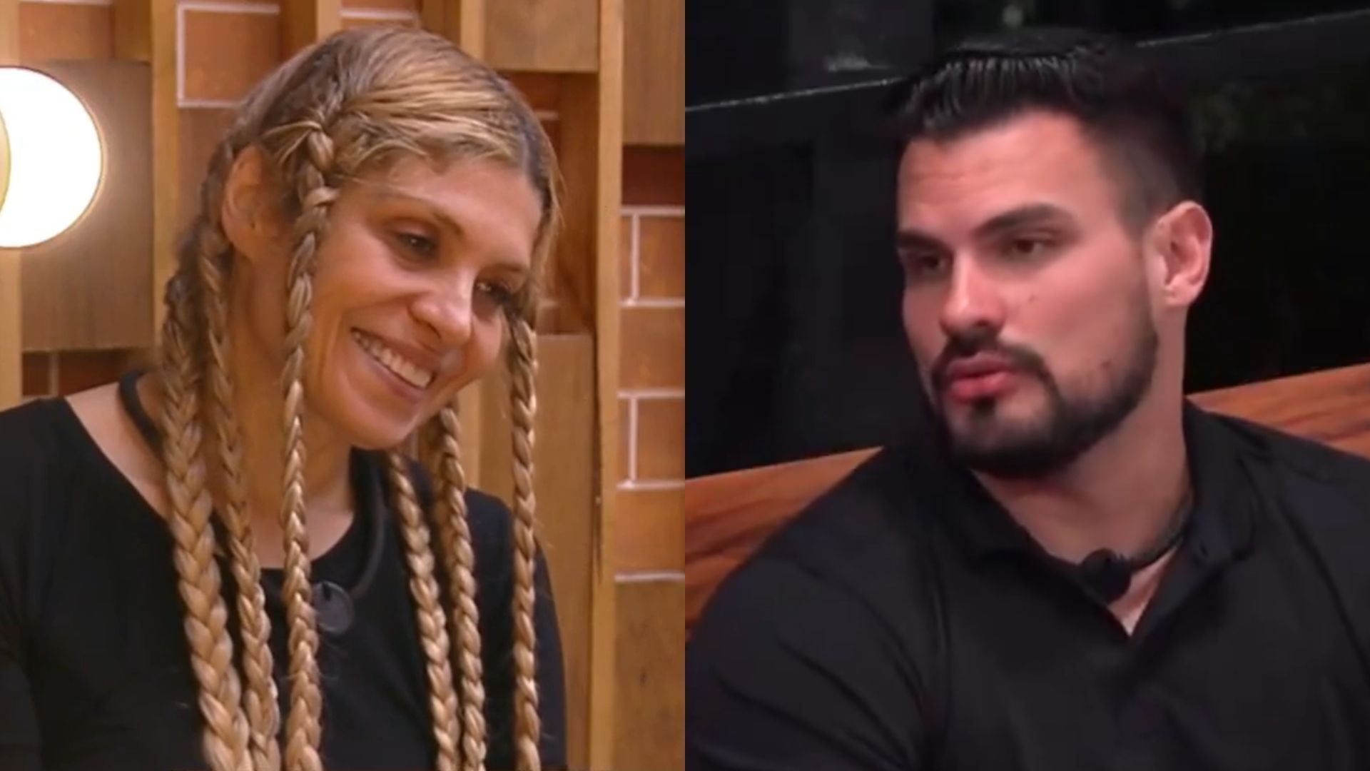 Adryana Rybeiro e Renê Thristan, participantes de "A Fazenda"