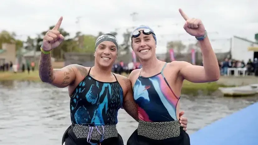 Após largar em último, Ana Marcela Cunha é ouro nos Jogos Sul-Americanos