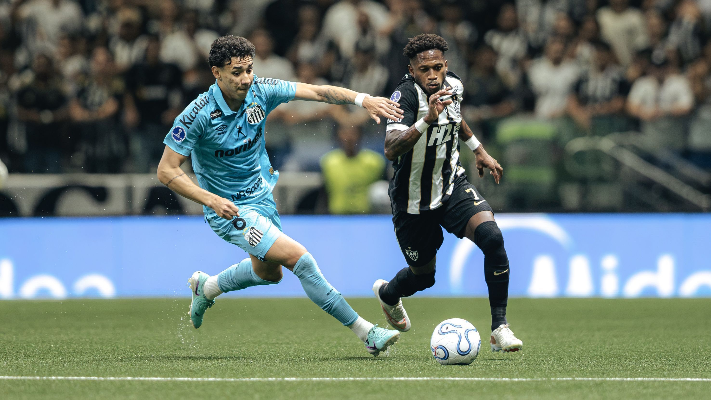 Imagem de destaque do post: Atlético-MG 4 (3) x (1) 2 Santos: os melhores momentos pela Sul-Americana