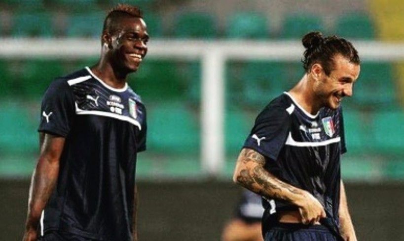Dani Osvaldo jogou ao lado de Balotelli na seleção da Itália