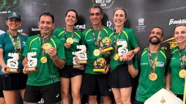 Seleção Brasileira conquista título da Copa do Mundo de Pickleball