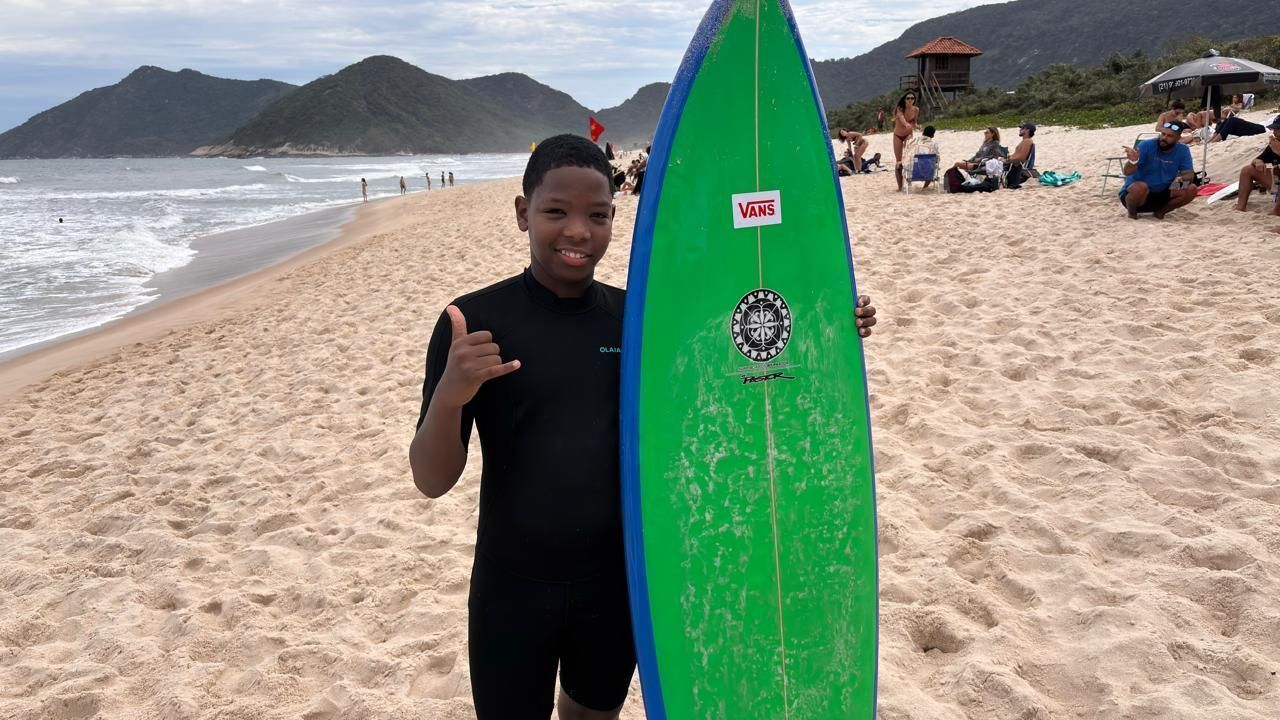 Breno Mendonça conseguiu uma vaga na competição em cima da hora • Rodrigo Monteiro/CNN