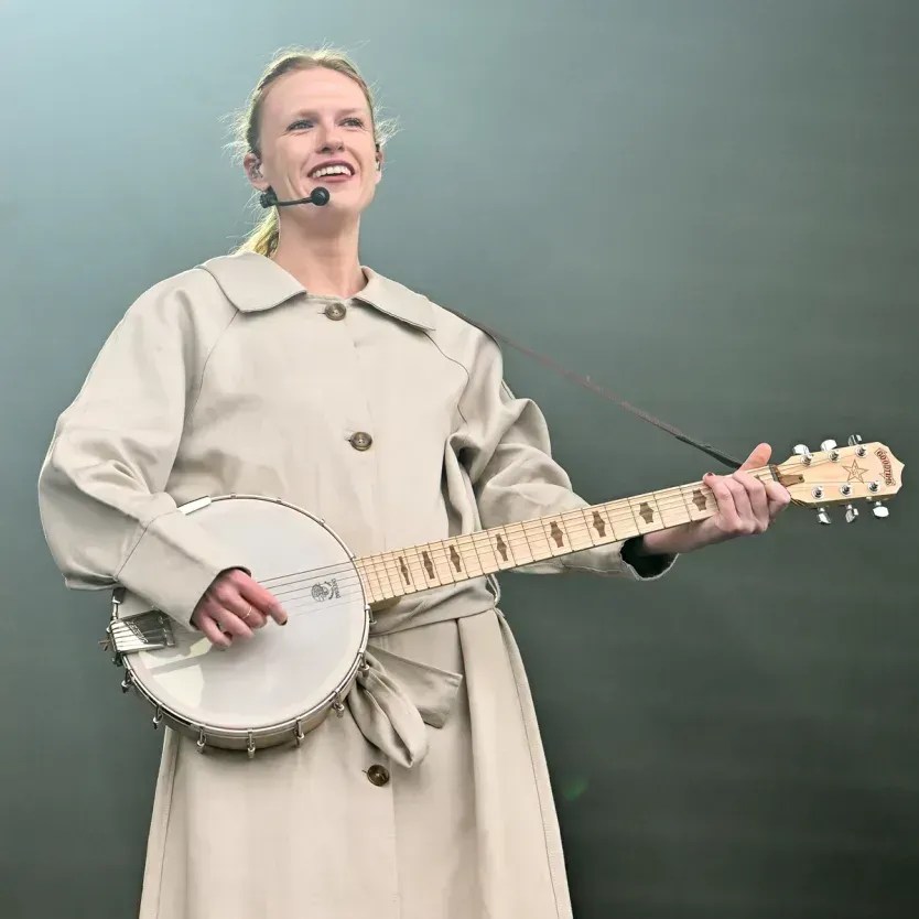 Audrey Hobert se apresenta no Outside Lands Festival no Golden Gate Park em 8 de agosto em São Francisco, Califórnia. • Steve Jennings/Getty Images