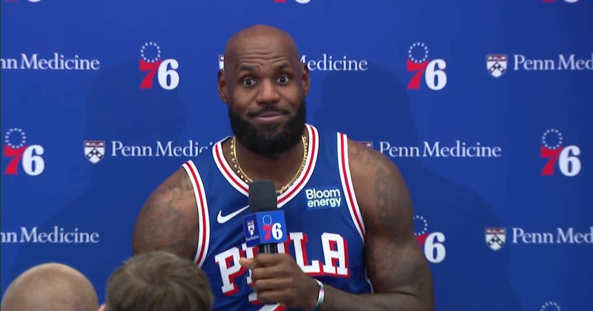 LeBron James é apresentado pelo 76ers: “Vocês sabem quem eu sou, né?”