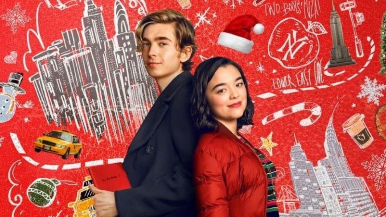Austin Abrams e Midori Francis em "Dash & Lily" • Reprodução/Netflix