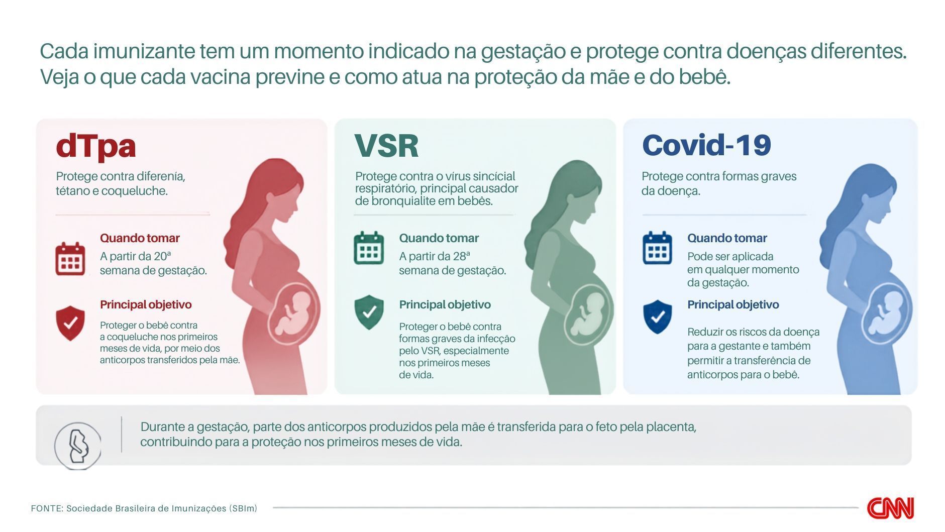 Diferença entre vacinas • Arte/CNN Brasil