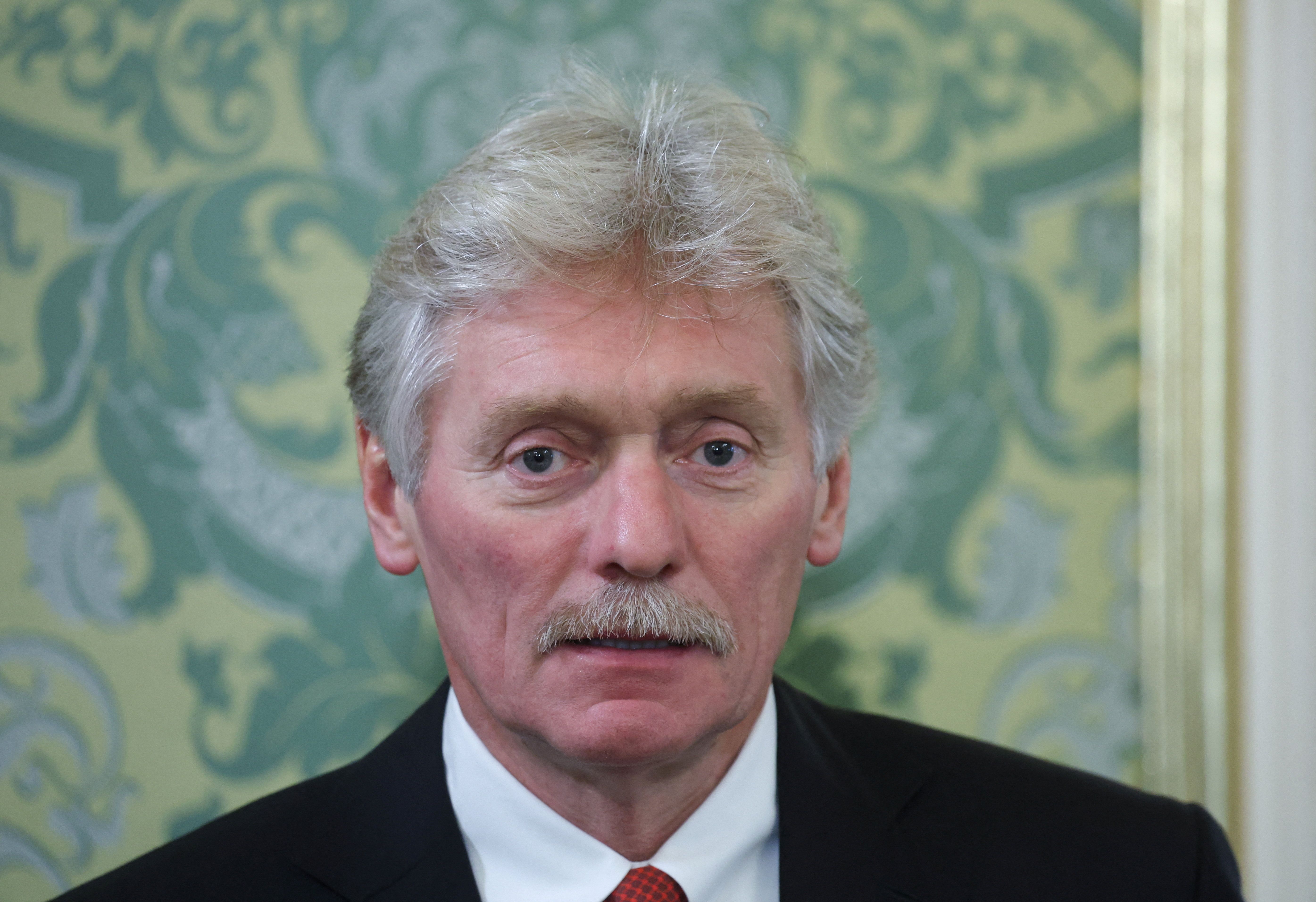 Porta-voz do Kremlin Dmitry Peskov em Moscou