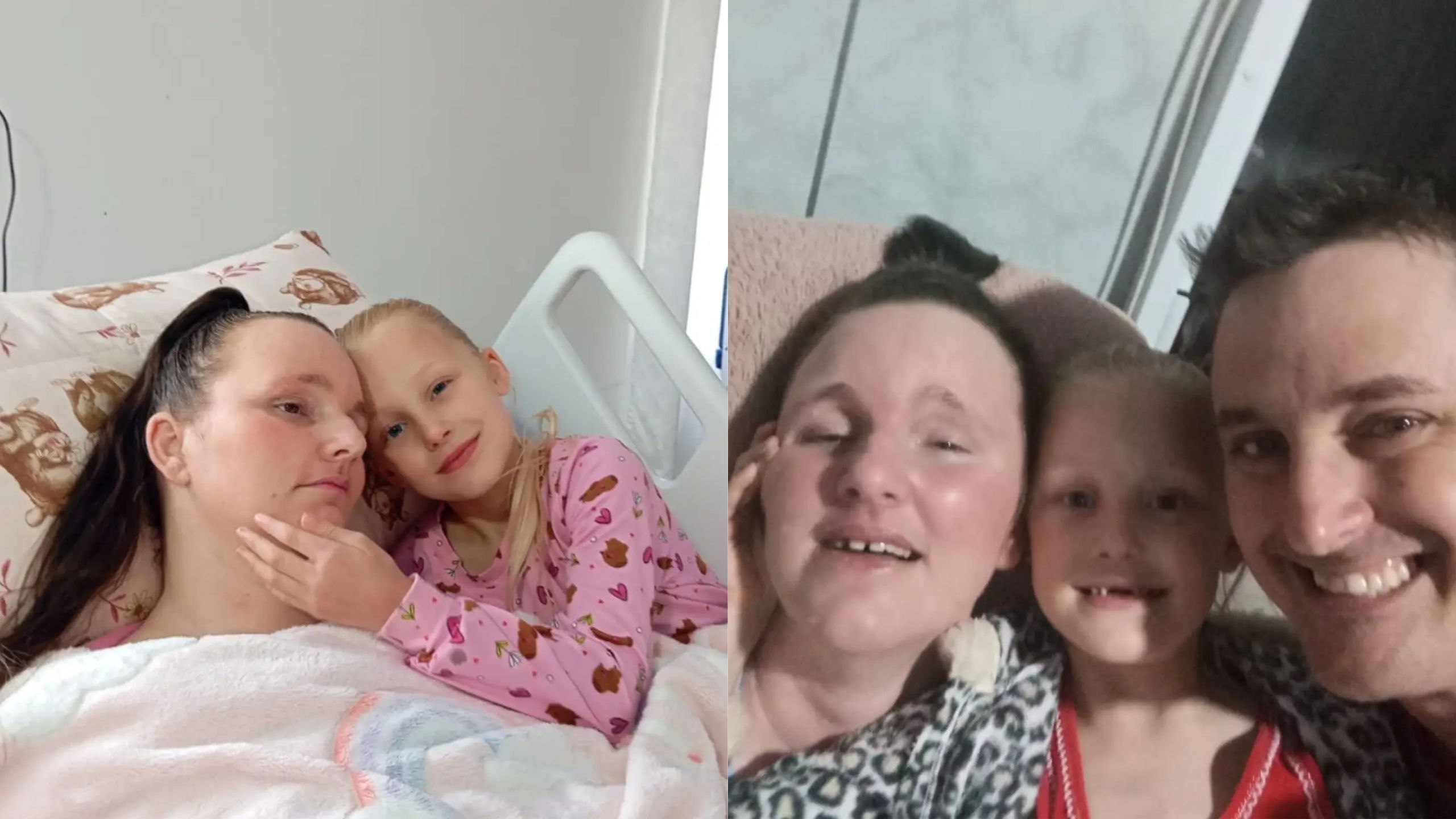 Pai e filha que mudaram rotina para cuidar de mãe em recuperação de AVC emocionam nas redes