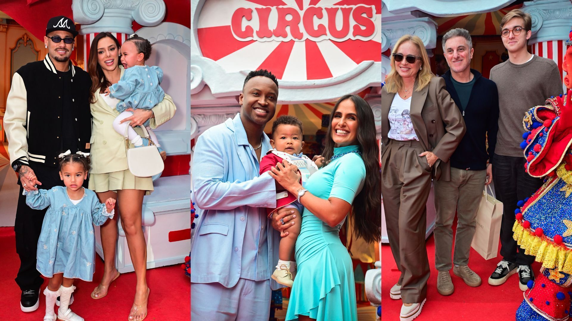Thiaguinho e Carol Peixinho reúnem famosos em festa de 1 ano de Bento, filho do casal