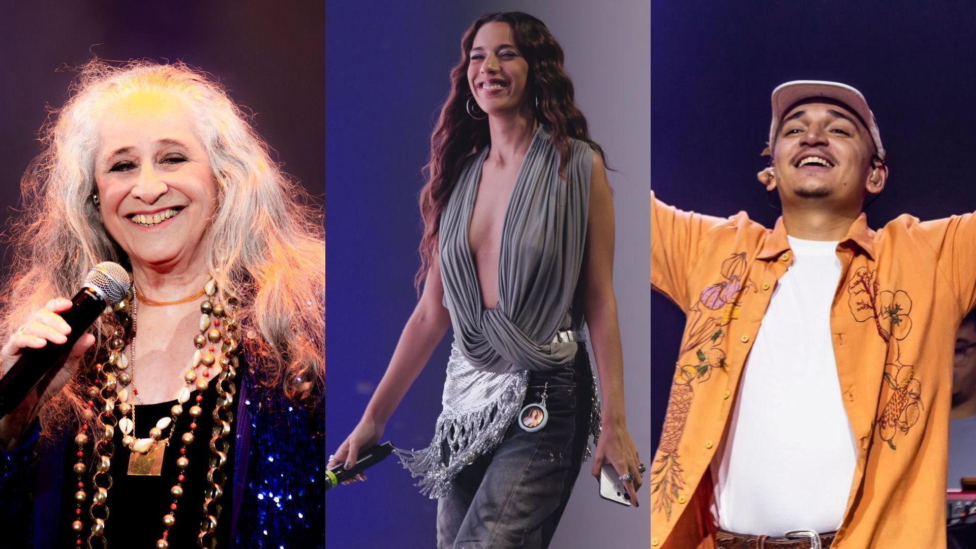 Maria Bethânia, Marina Sena e João Gomes foram confirmados no Festival de Verão 2027, em Salvador