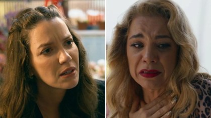 Francesca assombra Pilar em "Quem Ama Cuida"