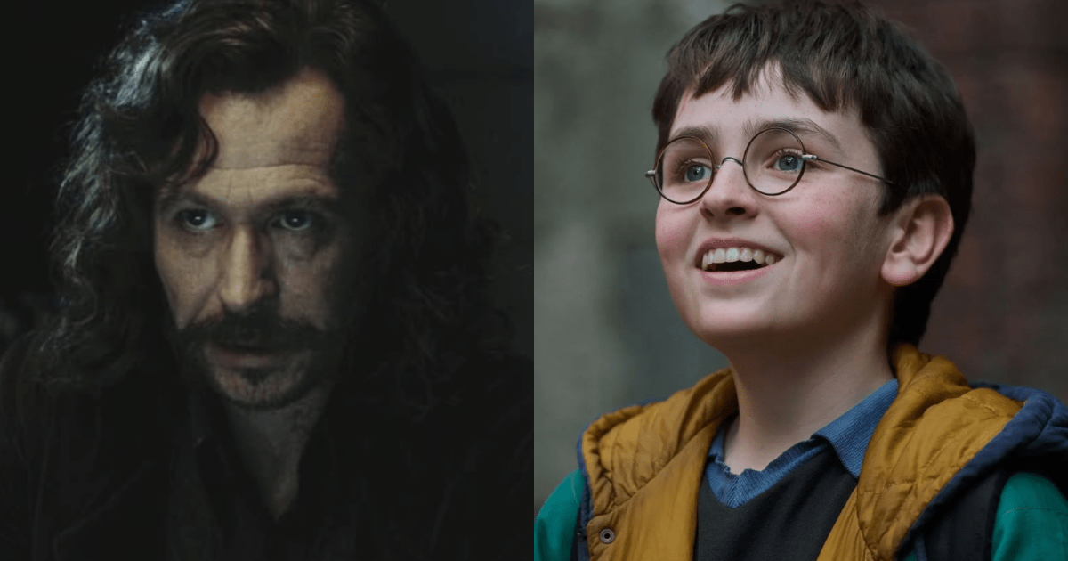 Ator de Harry Potter em evento falando sobre a nova série de TV