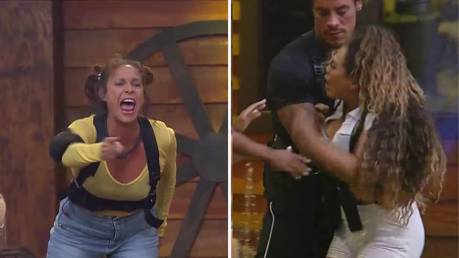 Giovanna Gold provoca Darlin Ferrattry em "A Fazenda 18"
