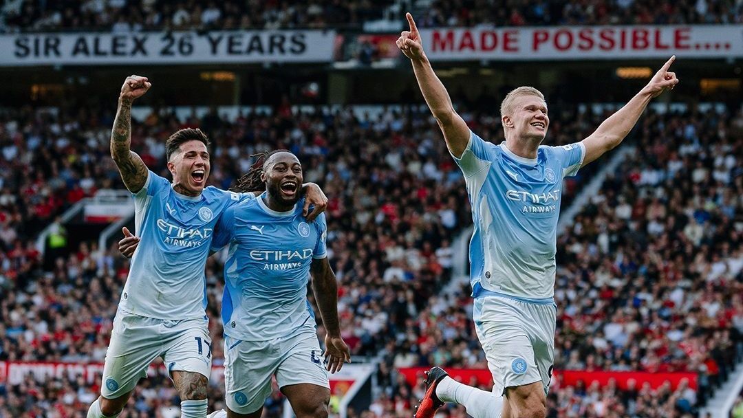 Haaland marca e City vence United mesmo com um a menos na Premier League
