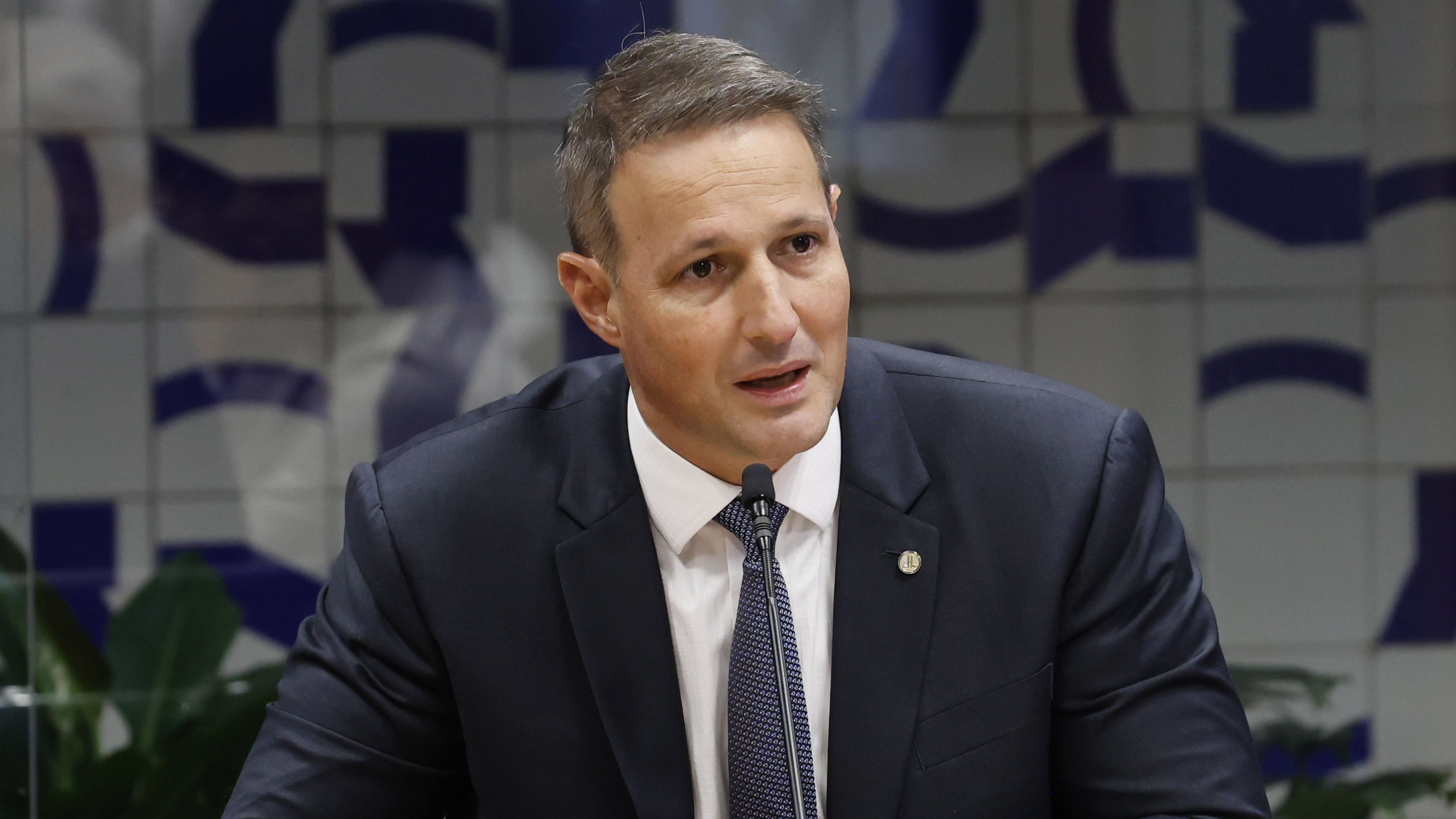 O deputado federal Guilherme Derrite (PP-SP), candidato ao Senado por São Paulo em 2026
