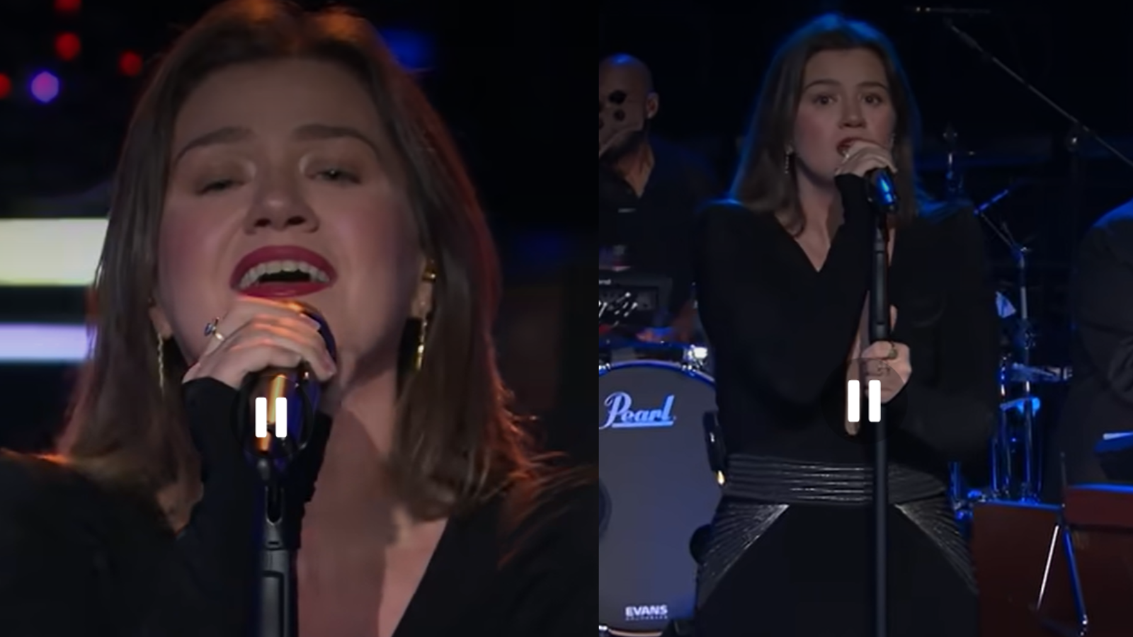 Kelly Clarkson se esforçou para não "soar como um gato morrendo" no palco