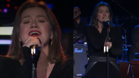 Kelly Clarkson se esforçou para não "soar como um gato morrendo" no palco