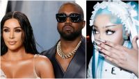 Kim Kardashian e Kanye West assistem ao primeiro show solo da filha
