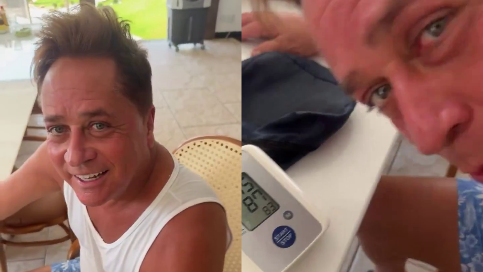 Cantor Leonardo viu pressão arterial abaixar após ficar sem beber