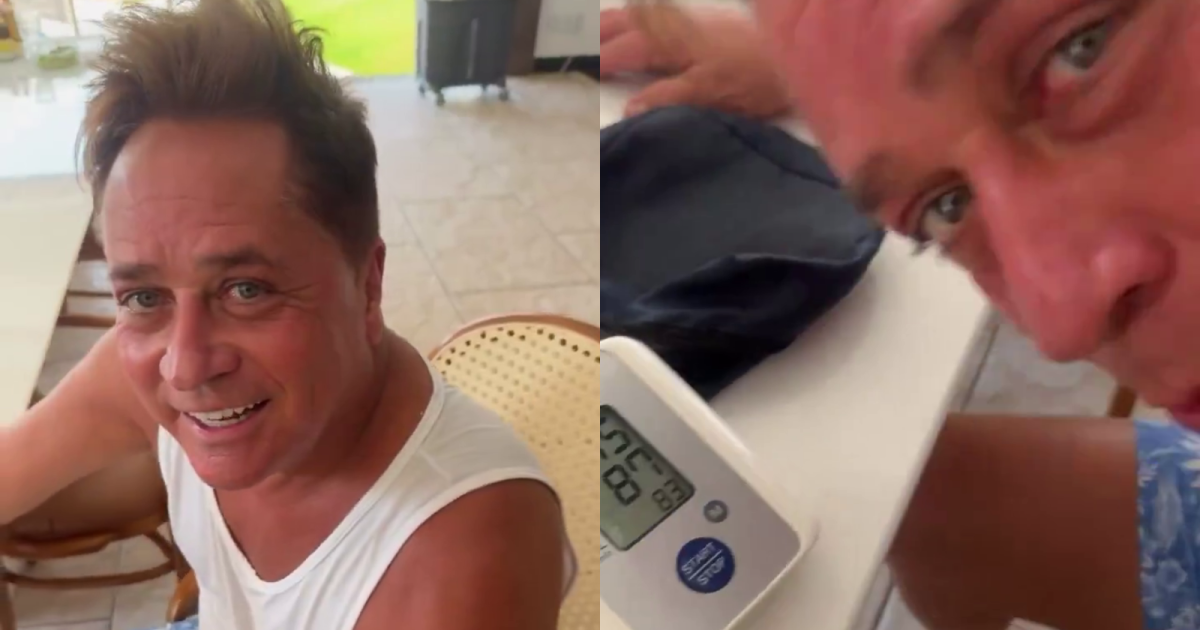 Há 23 dias sem beber, Leonardo comemora melhora da pressão: “Deu vontade”