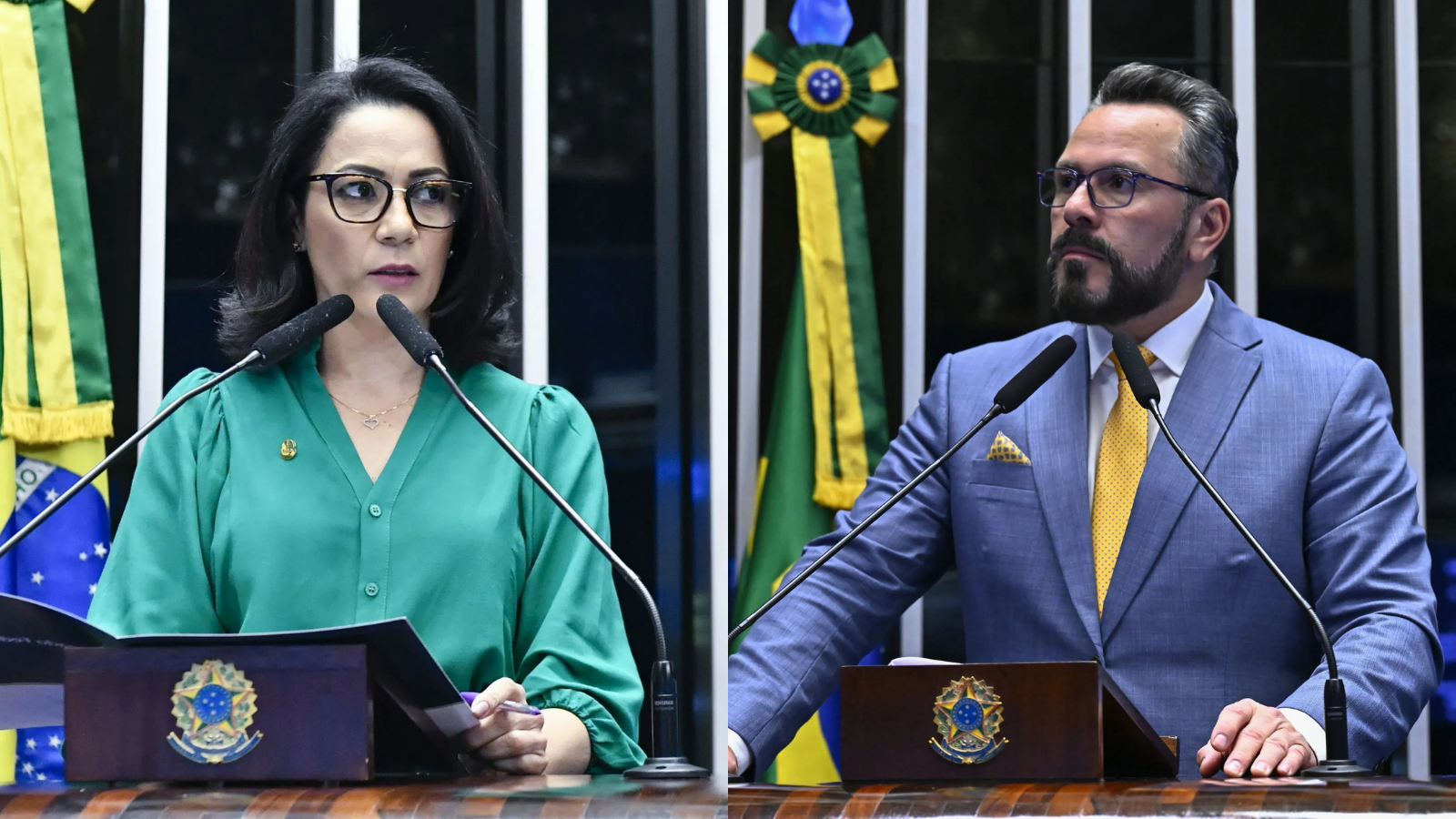Mailza Gomes (PP) e Alan Rick (Republicanos)