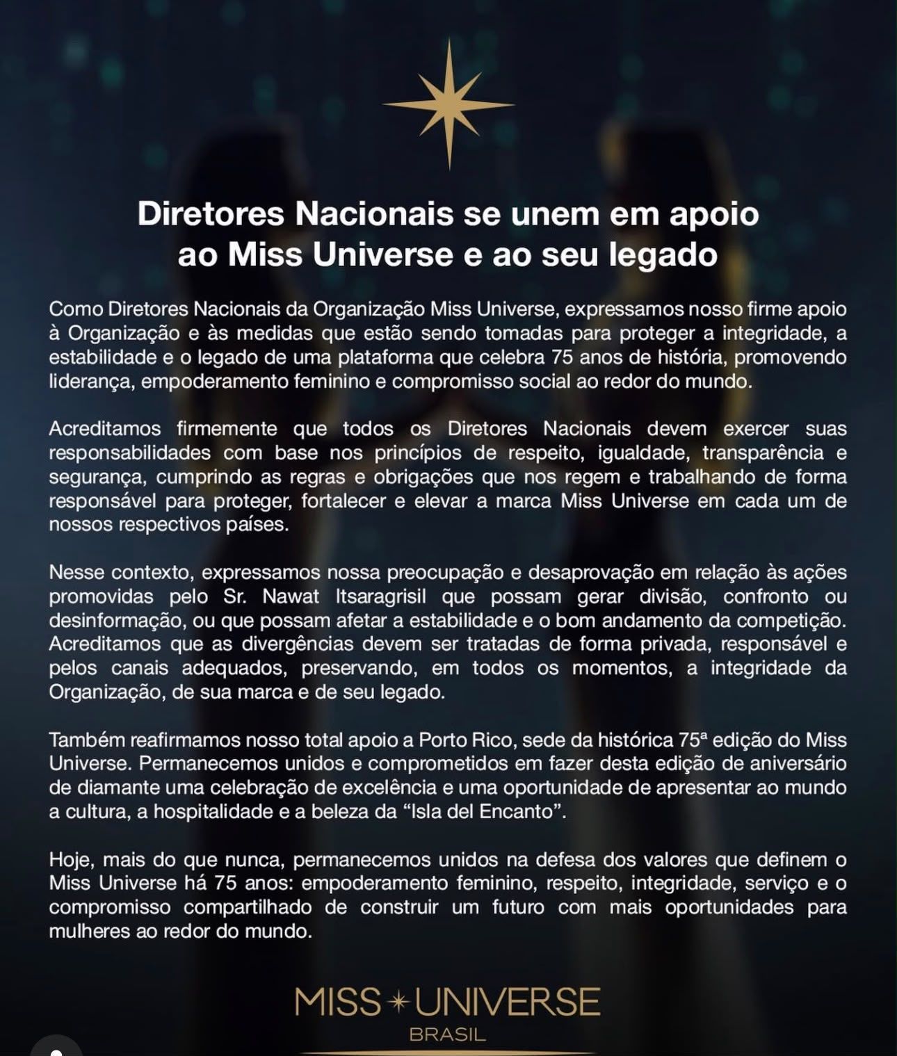 Miss Universe Brasil confirma Marcella Kozinski no Miss Universo 2026 e explica decisão • Divulgação