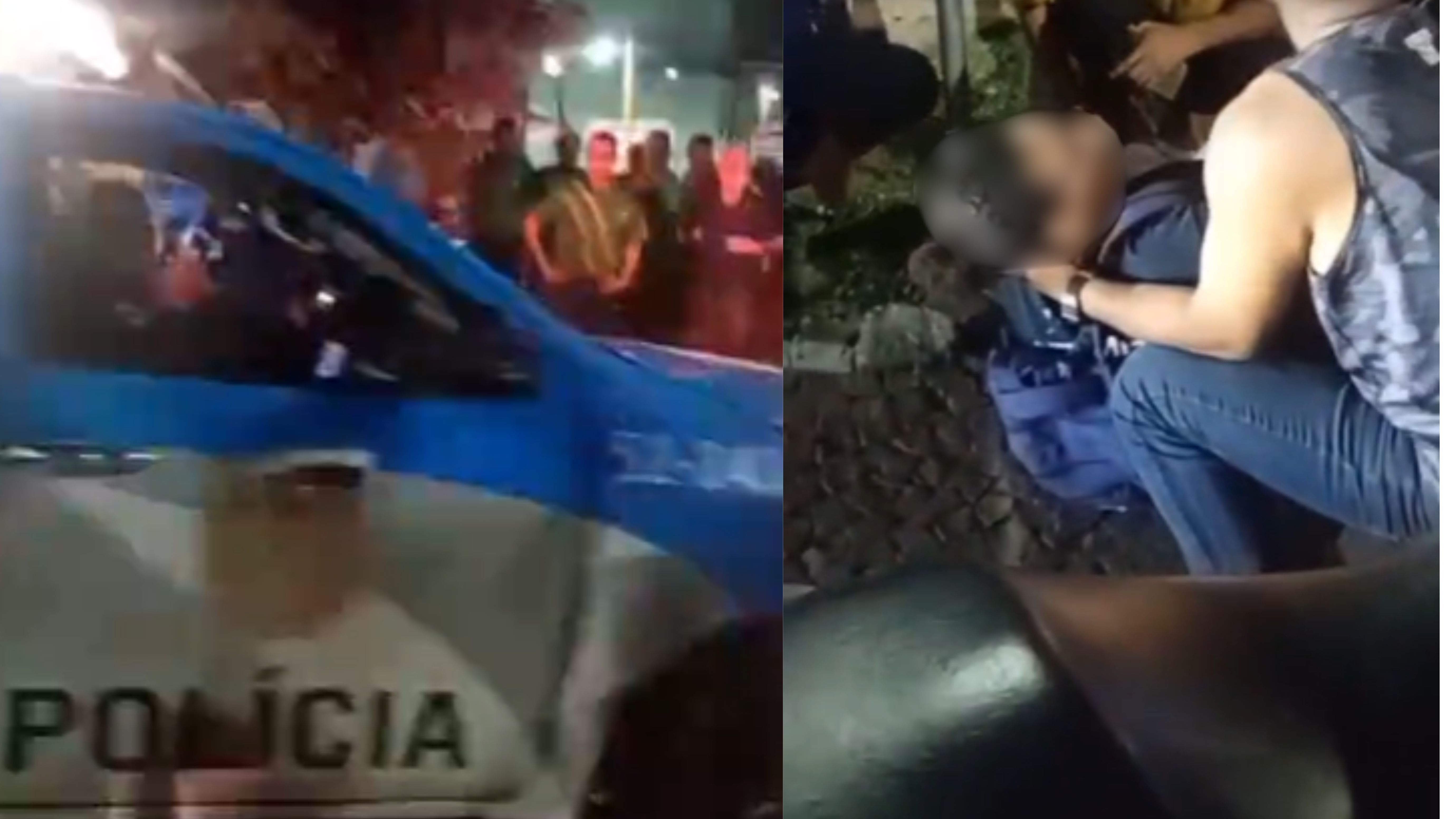mulher baleada RJ