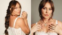 Paolla Oliveira posta foto com vestido de renda transparente e fãs elogiam