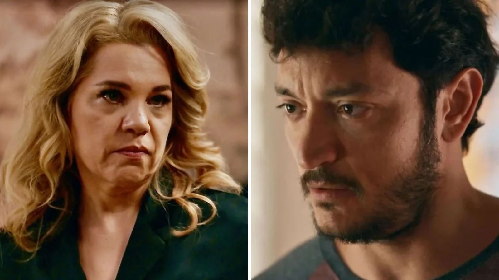 Pilar (Isabel Teixeira) e Tom (Allan Souza Lima) em "Quem Ama Cuida"
