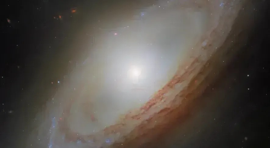 Galáxia fora de sincronia é detectada pelo Telescópio Hubble da Nasa; veja