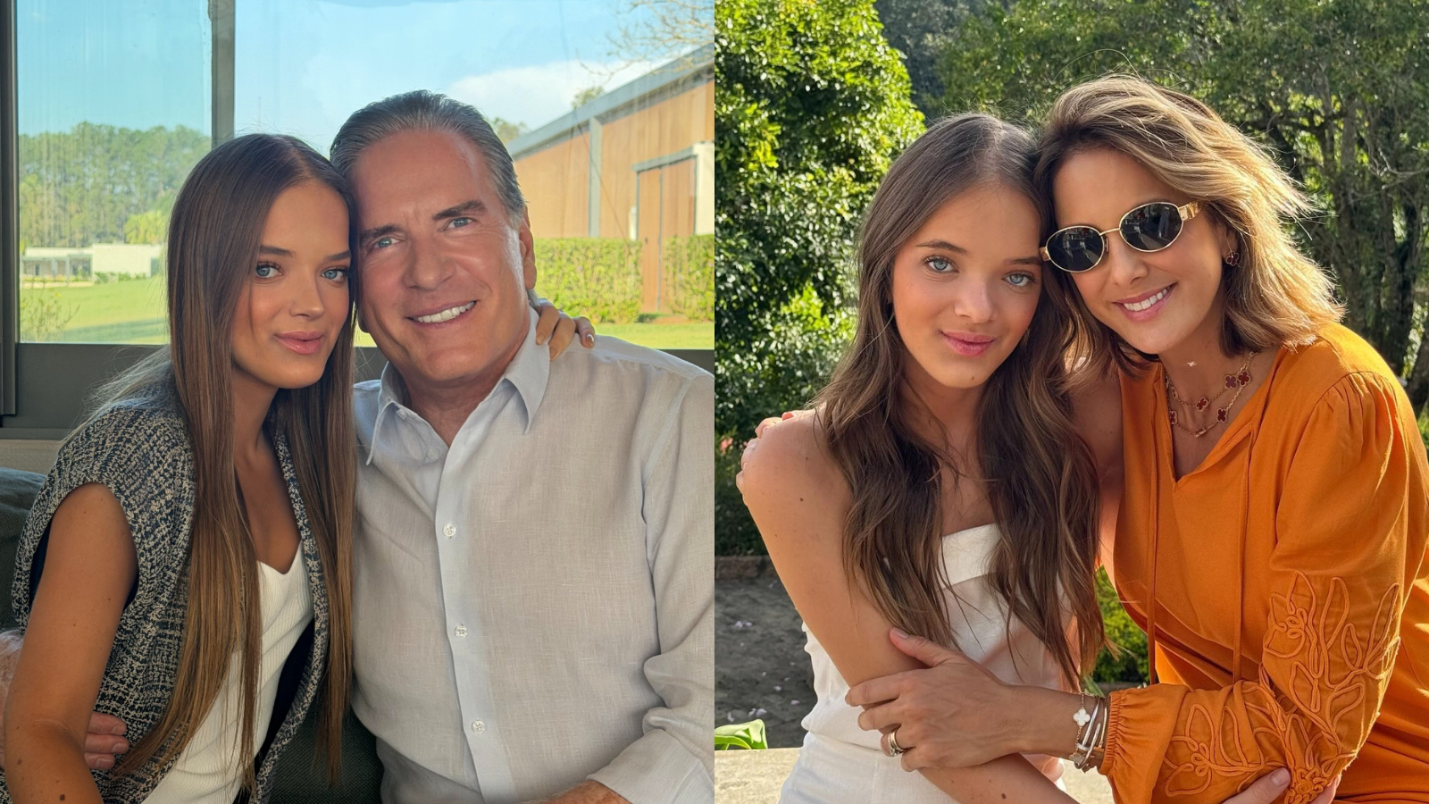 Rafa é filha de Roberto Justus e Ticiane Pinheiro