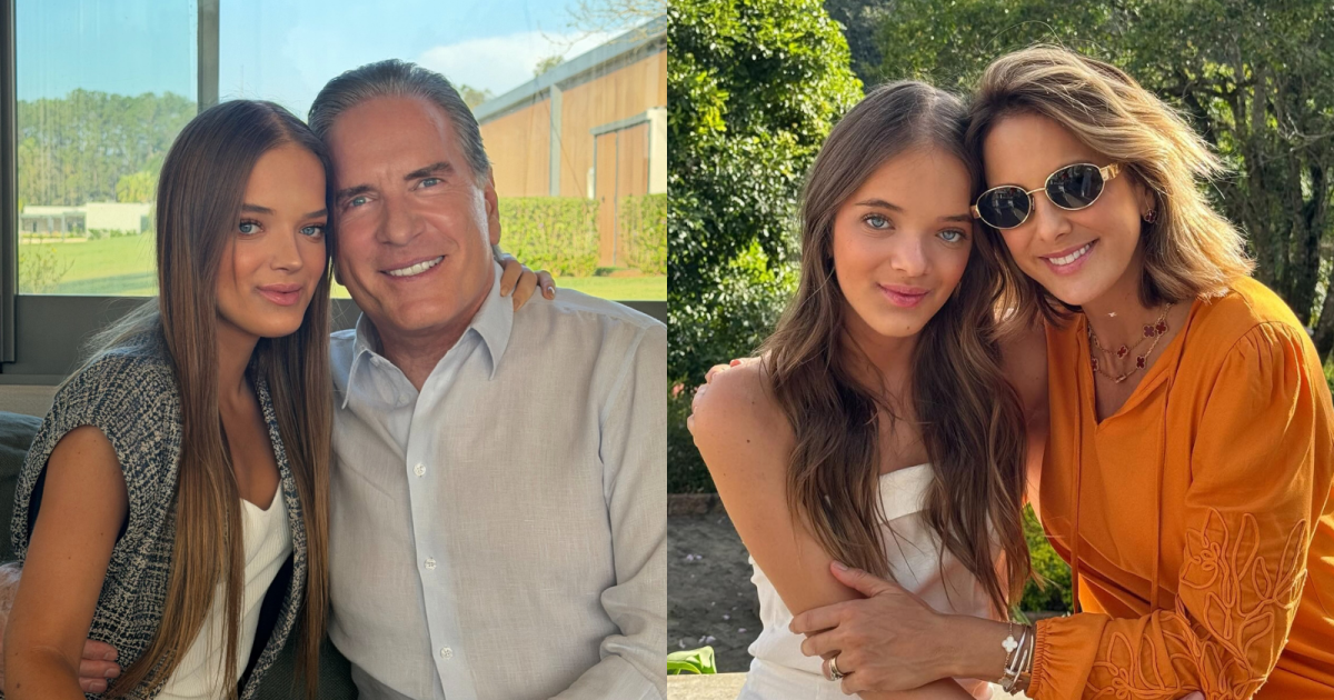 Rafa Justus posta fotos e pais, Ticiane e Roberto, tietam: “Saiu de mim”