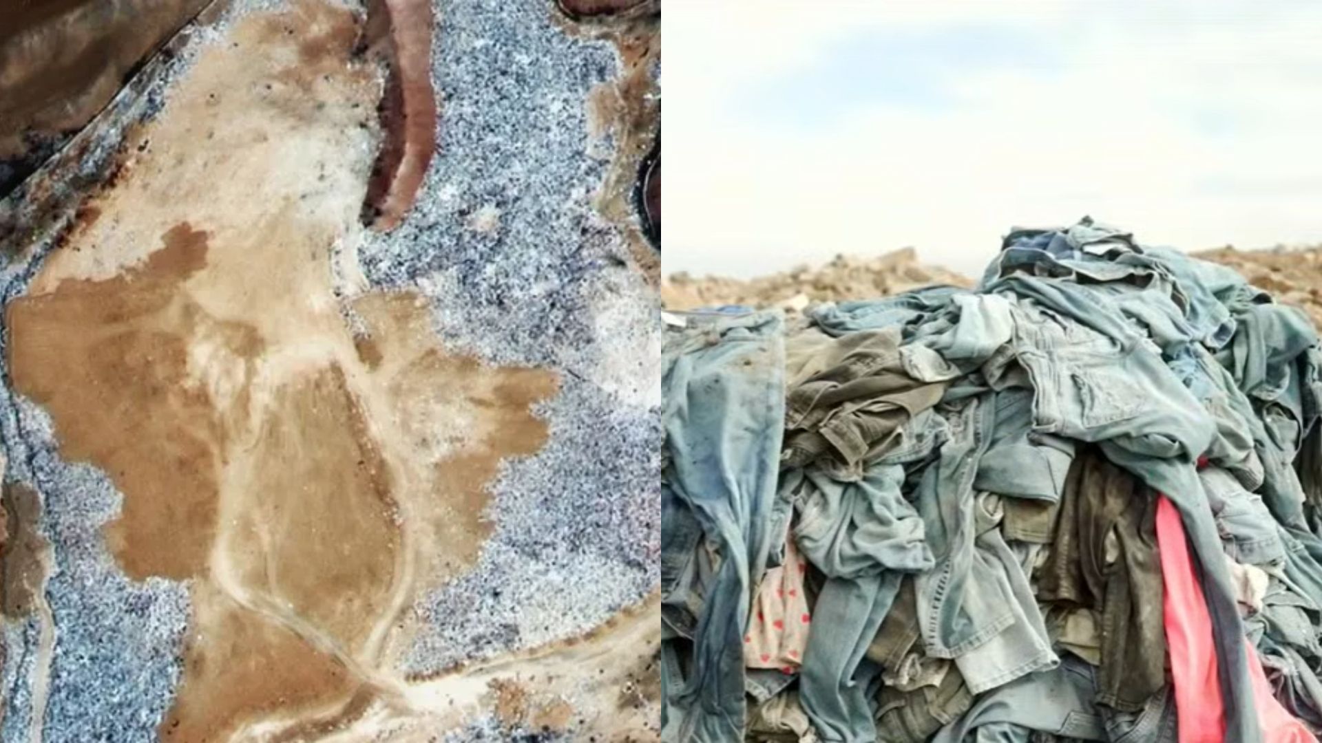 Uma zona erma do Deserto do Atacama, no Chile, possui mais de 60 mil toneladas de roupas que foram descartadas por europeus, formando uma verdadeira montanha de peças. O amontoado de roupas é tão grande que pode ser visto dos satélites do espaço, segundo informações da campanha Atacama RE-commerce, que tenta dar um destino a essas vestimentas cobrando apenas o valor do frete. A principal hipótese que explica o aparecimento dessas roupas na região é a de que países da Europa reúnem peças que não são mais usadas pela população e mandam para a América do Sul com a ideia de ganhar uma segunda vida no mercado de segunda mão.