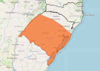 Rio Grande do Sul entra em alerta para tempestades de até 100 mm