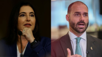 Campanha de Tebet acionará Justiça após críticas de Eduardo Bolsonaro