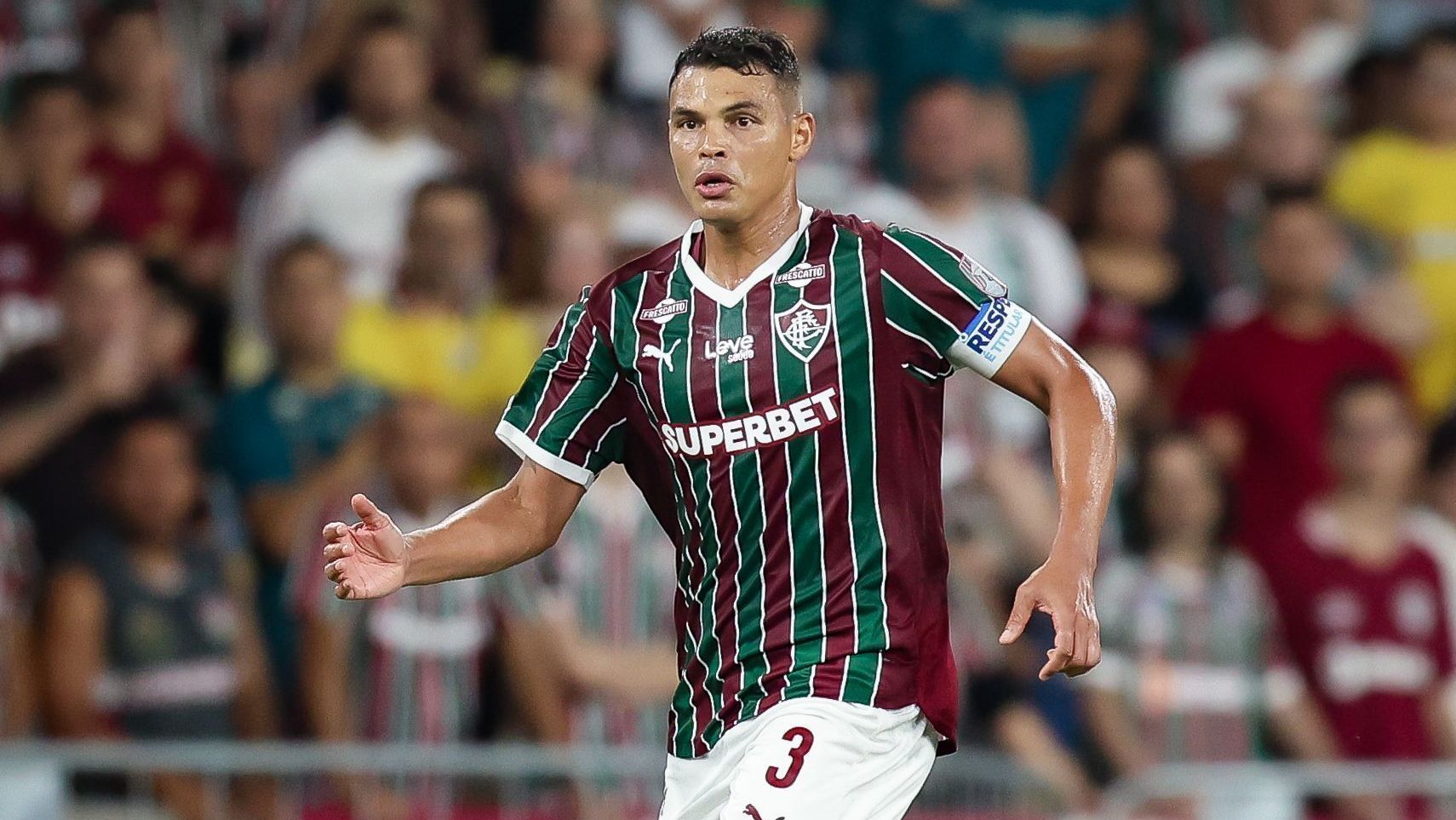 Thiago Silva foi titular do Fluminense em vitória contra o Platense pela Libertadores