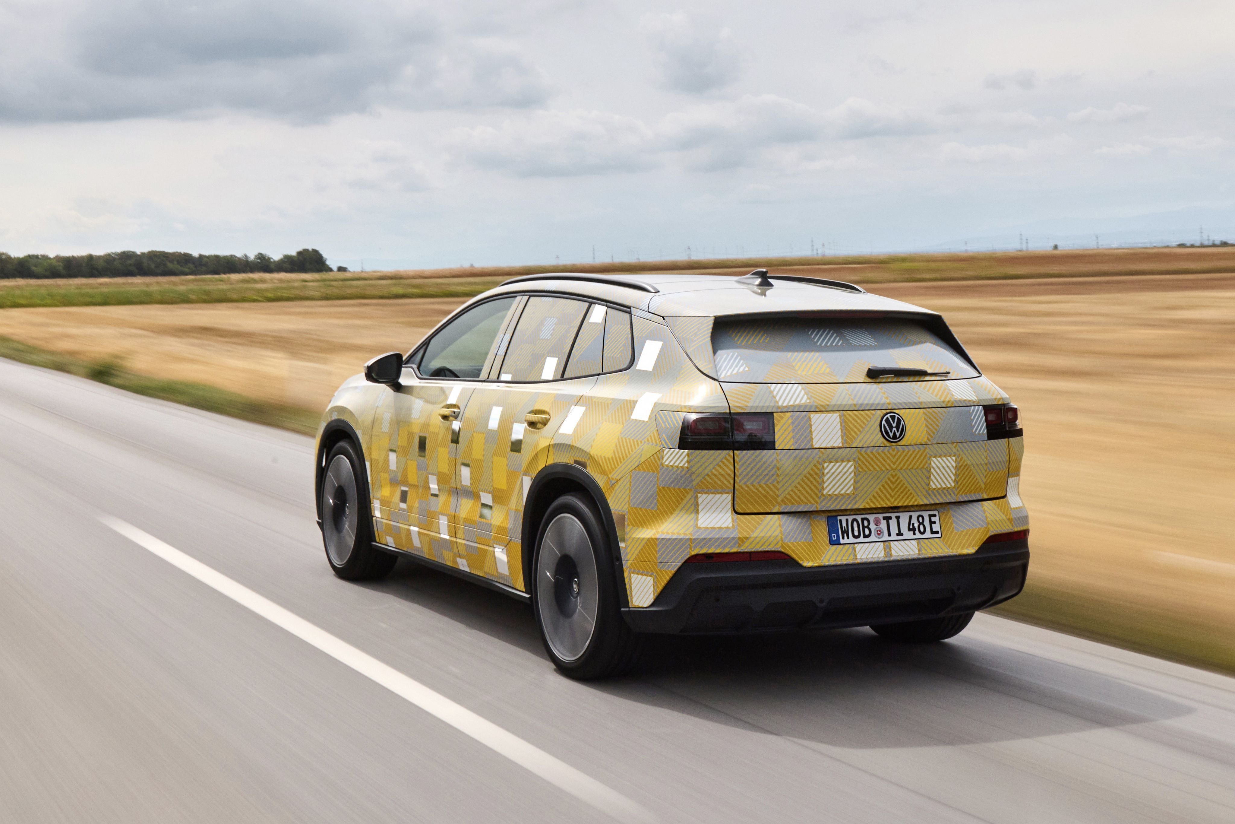 VW ID. Tiguan trará plataforma atualizada, baterias maiores e acabamento superior para corrigir críticas do antecessor e e apostar em um nome já consagrado para impulsionar as vendas • Divulgação VW